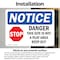 Signmission Safety Culture Sign, 5 in Width, Vinyl Decal, Rectangle OS-2PACK-NS-D-35-L-10923 - alternate 5